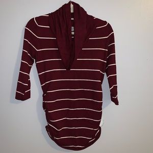 Maroon Stripped Sweater